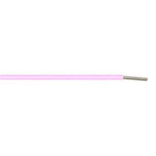 TE Connectivity 44A Series Pink 0.5 mm² 20 AWG Hook Up Wire, 19x32 AWG Core Strands, 100 m Length, Polyalkene 44A0111-20-2L