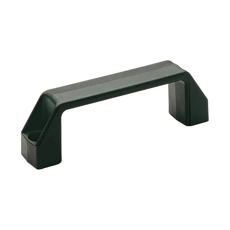 Elesa Matt Black Arch Shape Plastic Cabinet Handle 50mm Height, 28mm Width, 197mm Length 150031