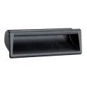 Elesa Matt Black Plastic Snap-in Pull Handle 19 mm Height, 37 mm Width, 137 mm Length 150711-C1