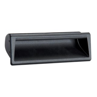 Elesa Matt Black Plastic Snap-in Pull Handle 19 mm Height, 37 mm Width, 137 mm Length 150711-C1