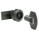 Elesa Black Polyamide Matt Finish Keyed Locking Latch 20 mm Panel-to-Tongue 22.5 mm 421405
