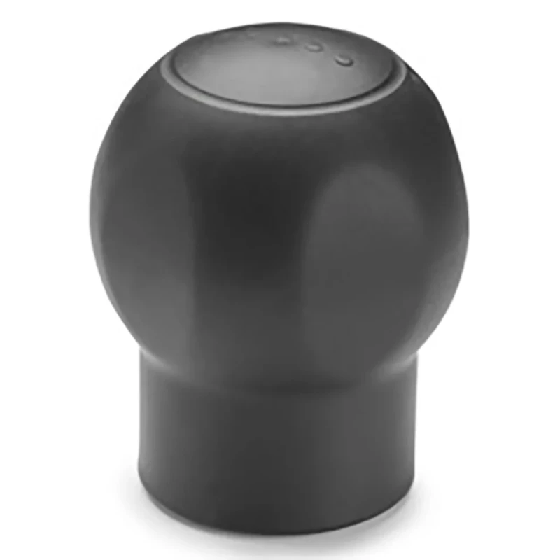 Elesa Black Two-Volume Handle Lever M8 Thread Size, Brass Insert, 50 mm Knob Diameter 245203-C1