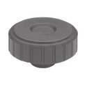 Elesa Black Polypropylene Knurled Clamping Knob M8 Threaded Hole 20mm Thread Length 54 mm Diameter 134421