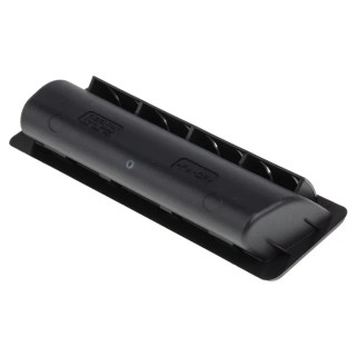 Elesa Matt Black Plastic Arch Shape Snap-in Pull Handle 19mm Height 37mm Width 92mm Length 150701-C1