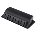 Elesa Matt Black Plastic Arch Shape Snap-in Pull Handle 19mm Height 37mm Width 92mm Length 150701-C1