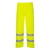Portwest Unisex Hi Vis Trousers Yellow XL Waist 31in Leg Waterproof Elasticated Waist 918-5850