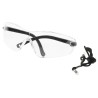 Portwest Frameless Safety Glasses with Anti-Scratch Coating, Clear Polycarbonate Lens PW34