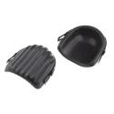 RS PRO Black High Density Polyurethane Knee Pad with Adjustable Strap Water Resistant 918-6068