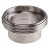 RS PRO Stainless Steel Pipe Fitting, Straight Circular Fitting 40.2 mm 918-6349