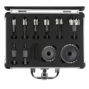 RS PRO 63 mm Diameter HSS Hole Saw Drill Bit Set for Wood, Carbon Steel, Aluminium, 1 mm Shank, 8 Pieces 918-6406