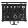 RS PRO 63 mm Diameter HSS Hole Saw Drill Bit Set for Wood, Carbon Steel, Aluminium, 1 mm Shank, 8 Pieces 918-6406