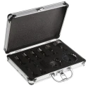 RS PRO 63 mm Diameter HSS Hole Saw Drill Bit Set for Wood, Carbon Steel, Aluminium, 1 mm Shank, 8 Pieces 918-6406