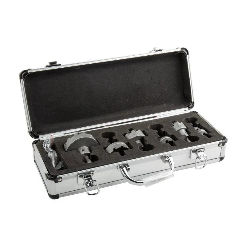 RS PRO Tungsten Carbide Tip 64 mm Diameter Hole Saw Drill Bit Set 6 Pieces 10 mm Shank 918-6428