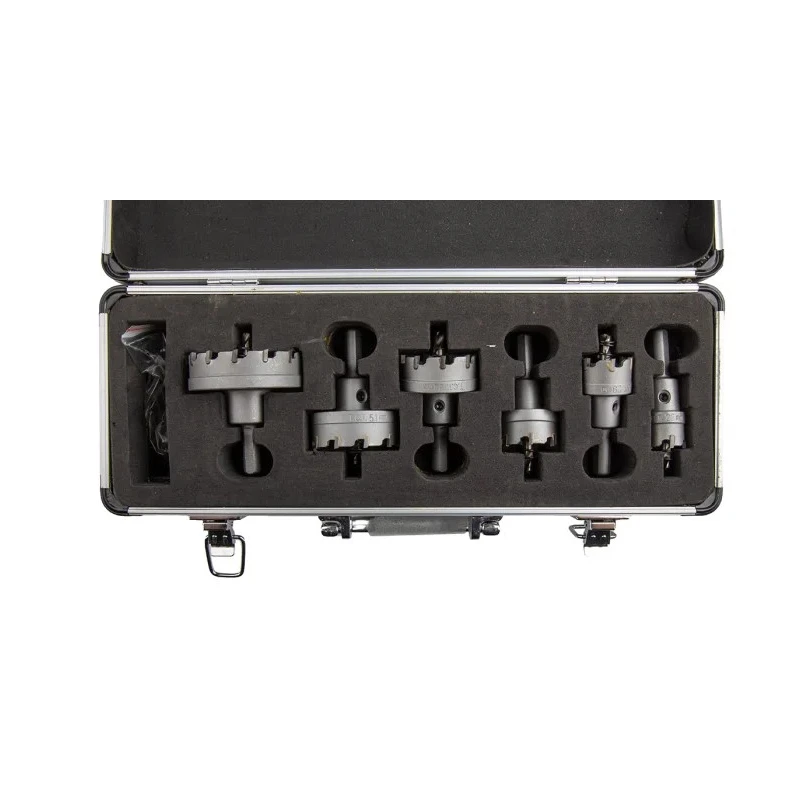 RS PRO Tungsten Carbide Tip 64 mm Diameter Hole Saw Drill Bit Set 6 Pieces 10 mm Shank 918-6428