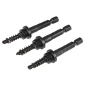 RS PRO Hole Saw Set 6 Pieces, Cobalt, Diameter 16 to 51 mm, Cut Depth 12 mm, Arbor Included 918-6412