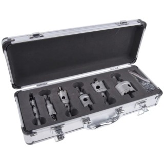 RS PRO Tungsten Carbide Tipped 51 mm Diameter Hole Saw Drill Bit Set 7 Pieces 918-6409