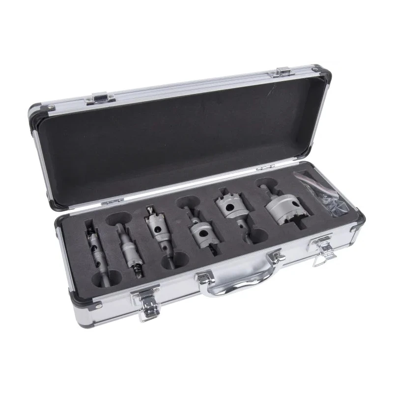 RS PRO Tungsten Carbide Tipped 51 mm Diameter Hole Saw Drill Bit Set 7 Pieces 918-6409