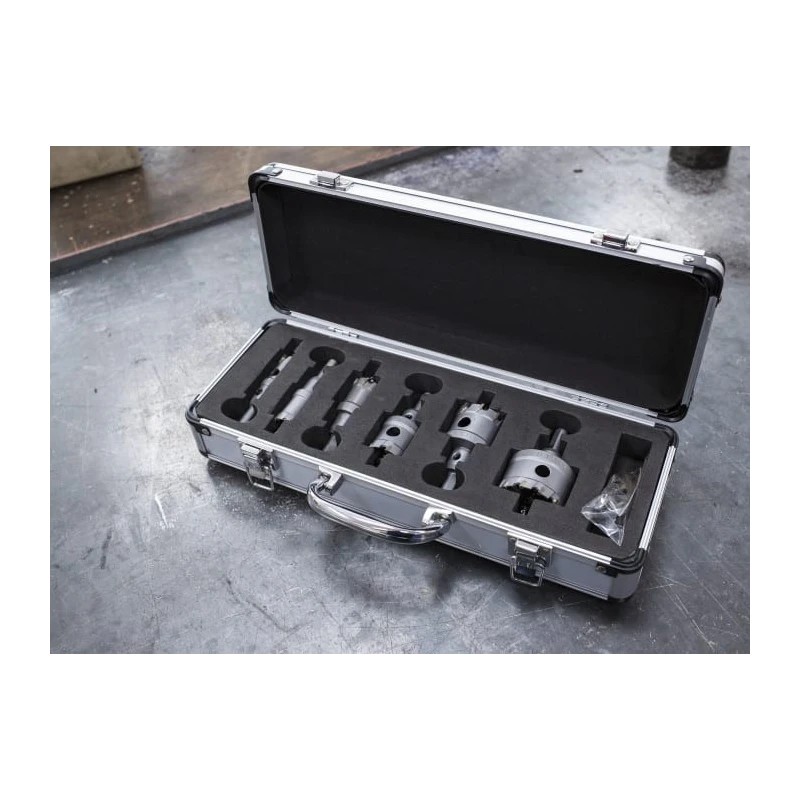 RS PRO Tungsten Carbide Tipped 51 mm Diameter Hole Saw Drill Bit Set 7 Pieces 918-6409