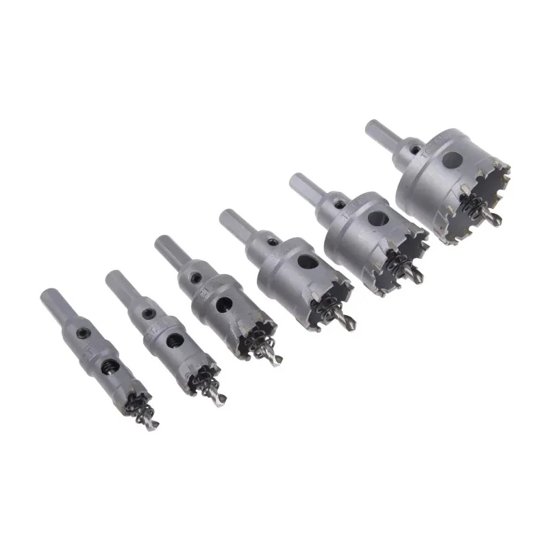 RS PRO Tungsten Carbide Tipped 51 mm Diameter Hole Saw Drill Bit Set 7 Pieces 918-6409