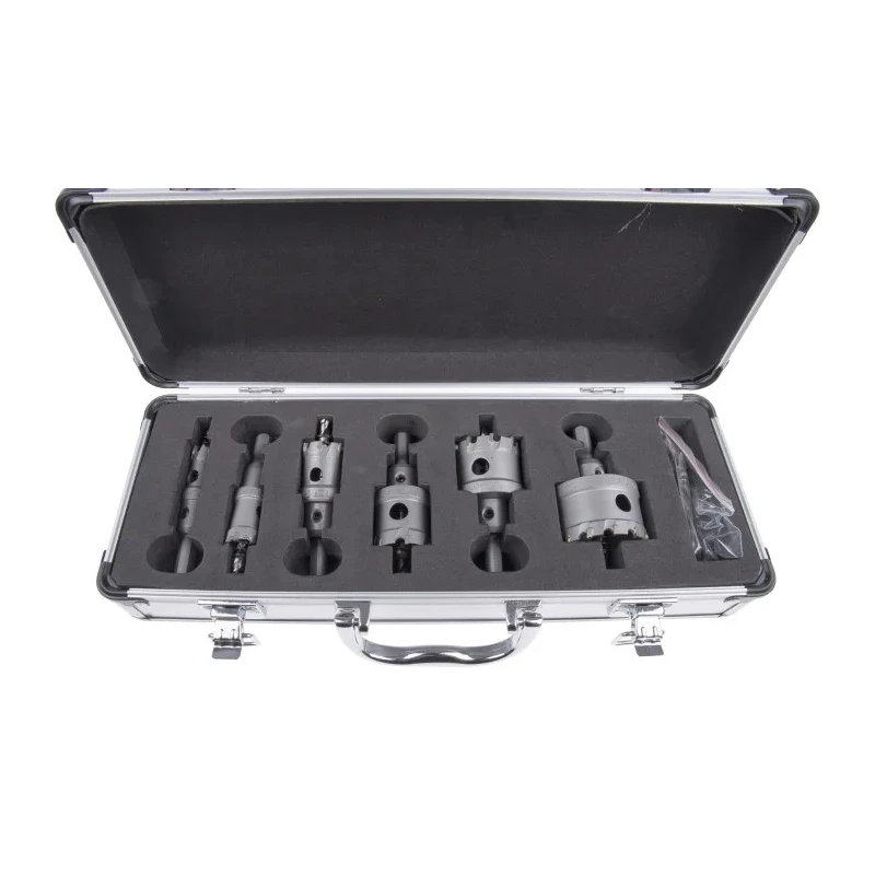 RS PRO Tungsten Carbide Tipped 51 mm Diameter Hole Saw Drill Bit Set 7 Pieces 918-6409