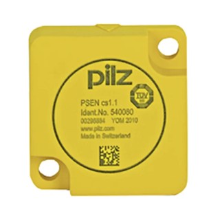 Pilz PSENCODE Series Thermoplastic Housing Square Coded Actuator, Yellow, IP67, 37x15x40 mm 540080