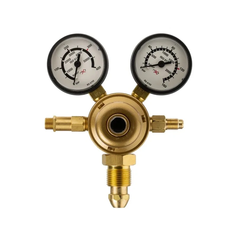GCE High Pressure Brass Nitrogen Pressure Regulator G 5/8, BS 341 Standard 0762590RS