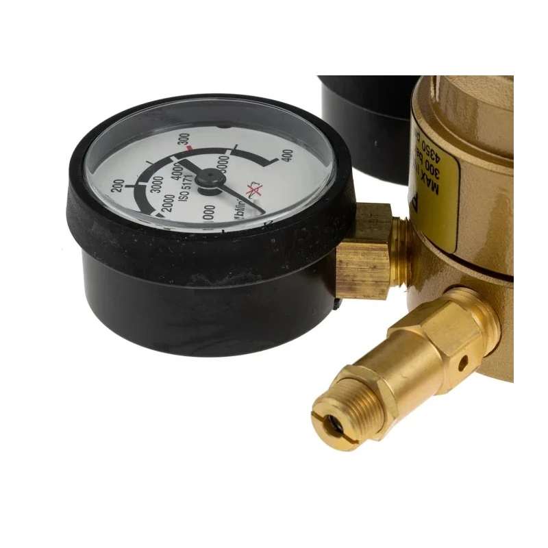 GCE High Pressure Brass Nitrogen Pressure Regulator G 5/8, BS 341 Standard 0762590RS