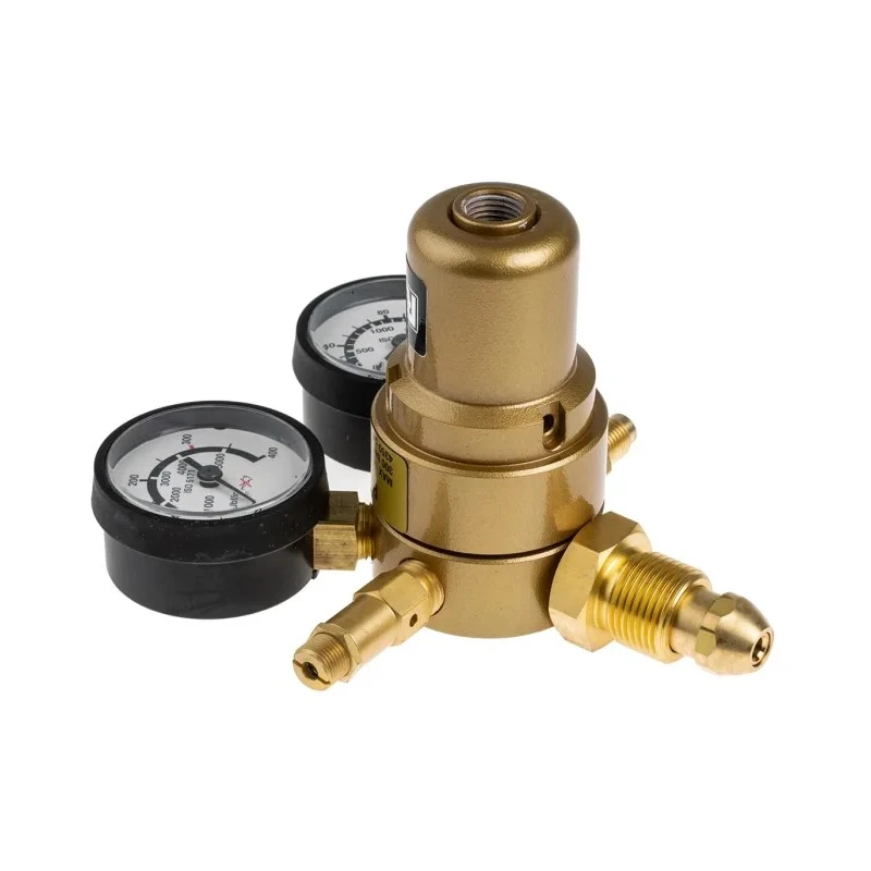 GCE High Pressure Brass Nitrogen Pressure Regulator G 5/8, BS 341 Standard 0762590RS