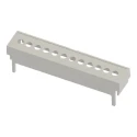 Italtronic Polycarbonate Terminal Cover 68.1mm Width 90.5mm Length for Use with Modulbox XTS P05040201T.BL