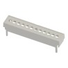 Italtronic Polycarbonate Terminal Cover 68.1mm Width 90.5mm Length for Use with Modulbox XTS P05040201T.BL