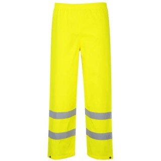 RS PRO Unisex Hi Vis Trouser Yellow 3XL Waist 31in Leg 918-5863