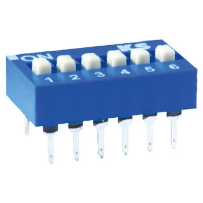 KNITTER-SWITCH Rotary Coded DIP Switch Raised Actuator Model DBS 6108