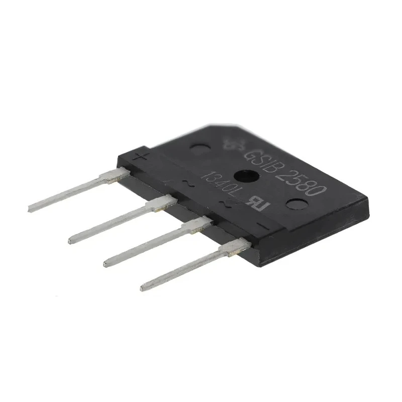 Vishay Bridge Rectifier Through Hole GSIB-5S Package, 800 V Peak Reverse Repetitive Voltage, 350 A Peak Surge GSIB2580-E3/45