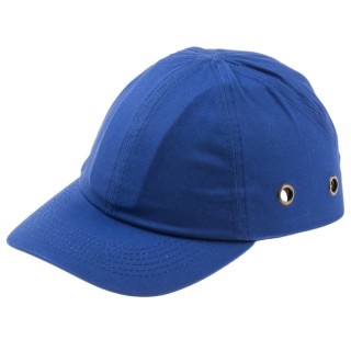 Portwest Royal Blue Standard Bump Cap Cotton EN 812 Compliant Adjustable Strap ABS Inner Shell 52-65 cm 918-5664