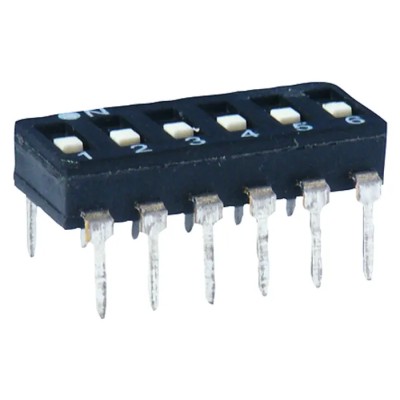 KNITTER-SWITCH Rotary Coded DIP Switch Raised Actuator Type DBS 61008