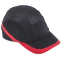 Portwest Black Standard Bump Cap Cotton Head Size 54 cm ABS Inner Shell EN 812 Compliant 918-5670