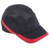 Portwest Black Standard Bump Cap Cotton Head Size 54 cm ABS Inner Shell EN 812 Compliant 918-5670