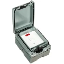 Timeguard Weatherproof 13A Switched Fused Spur IP66, Double Pole RCD, 230V WXT103N
