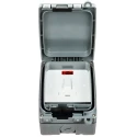 Timeguard Weatherproof 13A Switched Fused Spur IP66, Double Pole RCD, 230V WXT103N