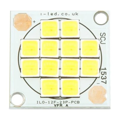 Intelligent LED Solutions DURIS S8 White SCOB LED 4000K 80% CRI 36V Forward Voltage Optical Source 23mm ILO-12FF4-23NW-EP211.