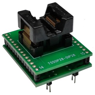 Seeit Straight Surface Mount 1.27 mm Pitch IC Socket Adapter DIP to SSOP ADA-SSOP28