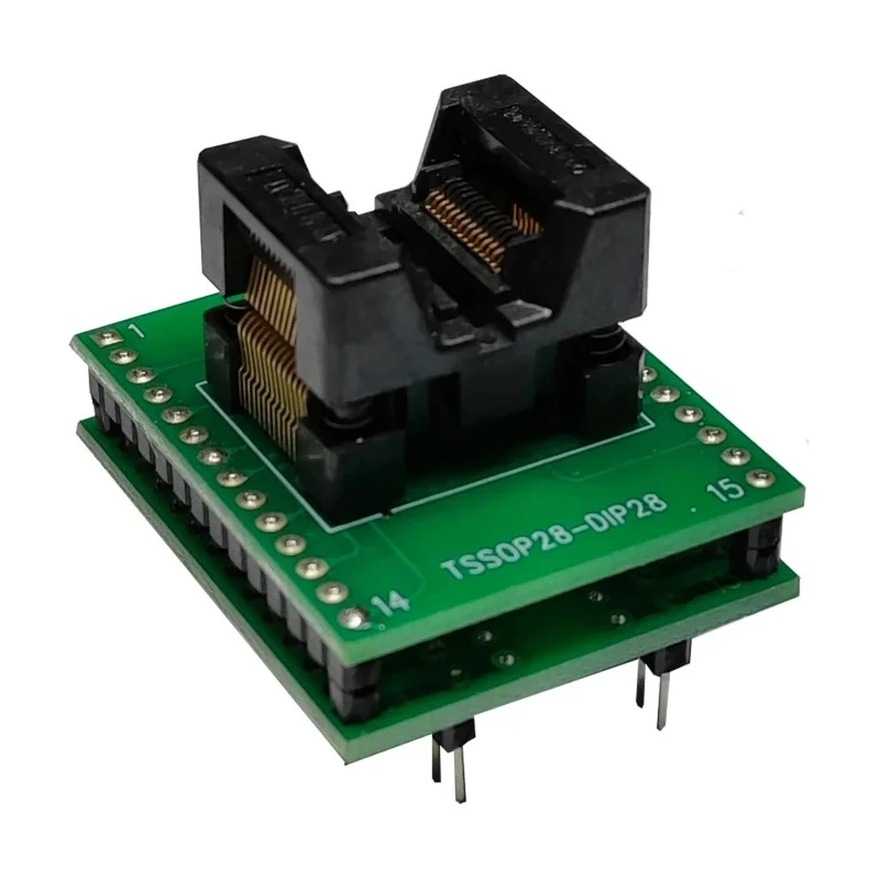 Seeit Straight Surface Mount 1.27 mm Pitch IC Socket Adapter DIP to SSOP ADA-SSOP28