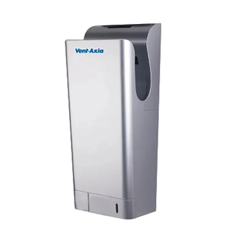 Vent-Axia Automatic Hand Dryer 2.05 kW, Double Sided Twin Jet Technology, Anti-Bacterial Satin Finish Jet Dry Plus