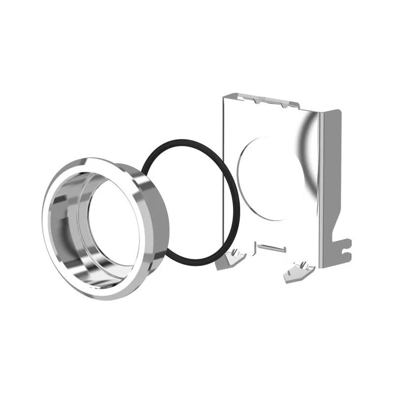 Schneider Electric Mounting Kit Flush Type Compatible with Harmony XB4 and XB4BZ Series ZB4BZ021