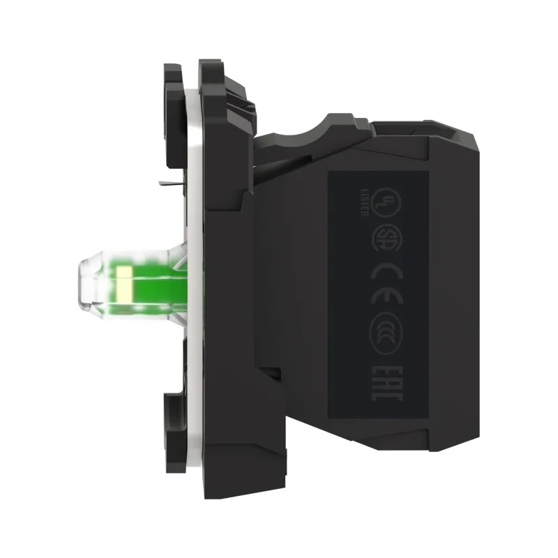 Schneider Electric Push Button Contact & Light Block, White LED, Harmony Series, Screw Clamp Terminal, 32x3x42 mm ZB5AVBG1