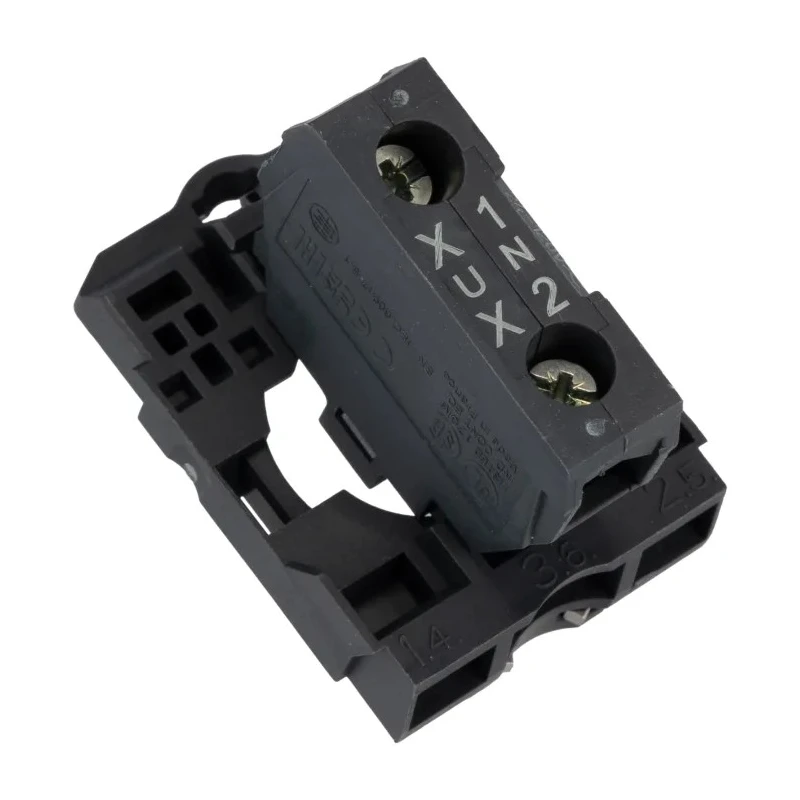 Schneider Electric Push Button Contact & Light Block, White LED, Harmony Series, Screw Clamp Terminal, 32x3x42 mm ZB5AVBG1