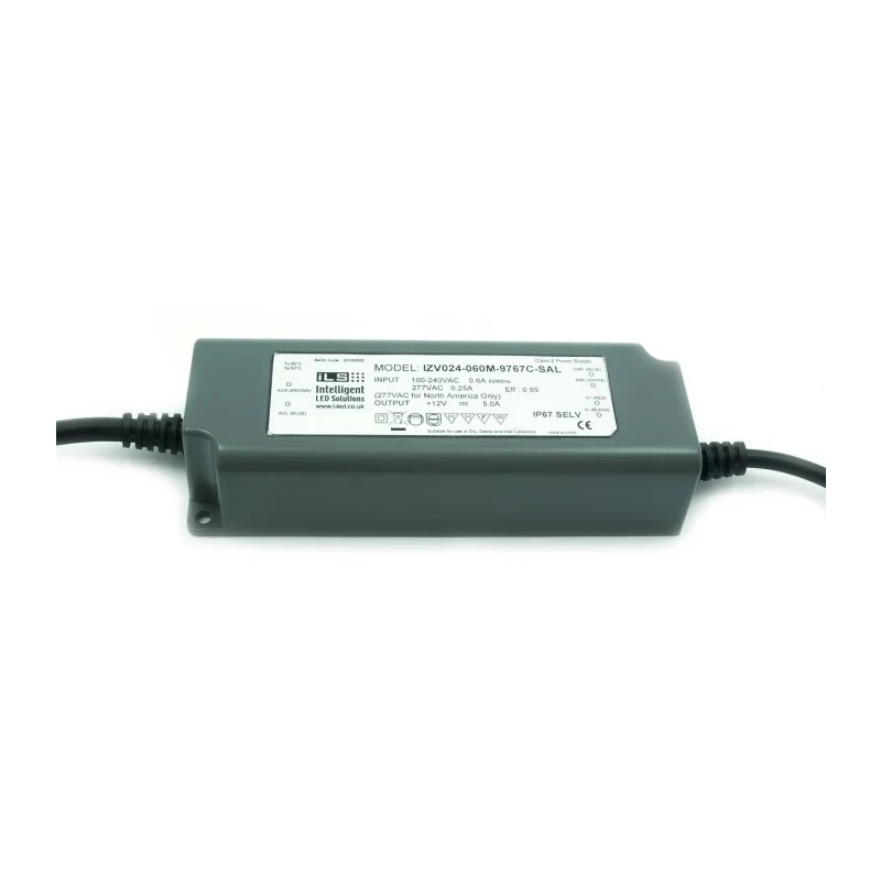 Intelligent LED Solutions IP67 5 Output LED Driver 24V 60W 1.67A 0 to 10 V PWM Resistance 