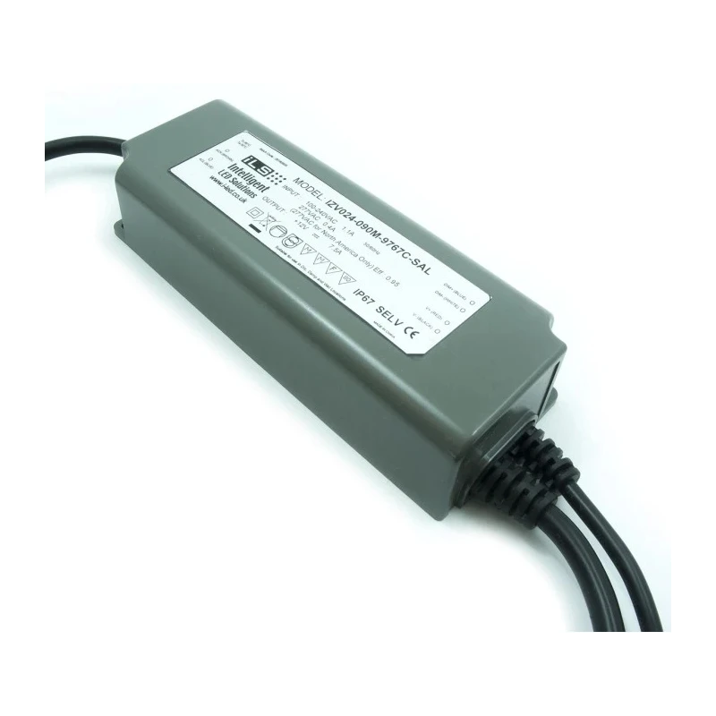 Intelligent LED Solutions IP67 5 Output LED Driver 24V 90W 3.75A 0 to 10 V PWM Resistance 