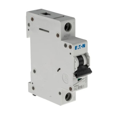 Eaton xEffect Miniature Circuit Breaker, 1-Pole, 10A, Type B Thermal Magnetic, 240V AC, 48V DC, 10 kA 278531 FAZ-B10/1