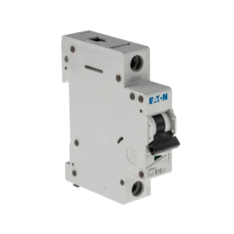 Eaton xEffect Miniature Circuit Breaker, 1-Pole, 10A, Type B Thermal Magnetic, 240V AC, 48V DC, 10 kA 278531 FAZ-B10/1